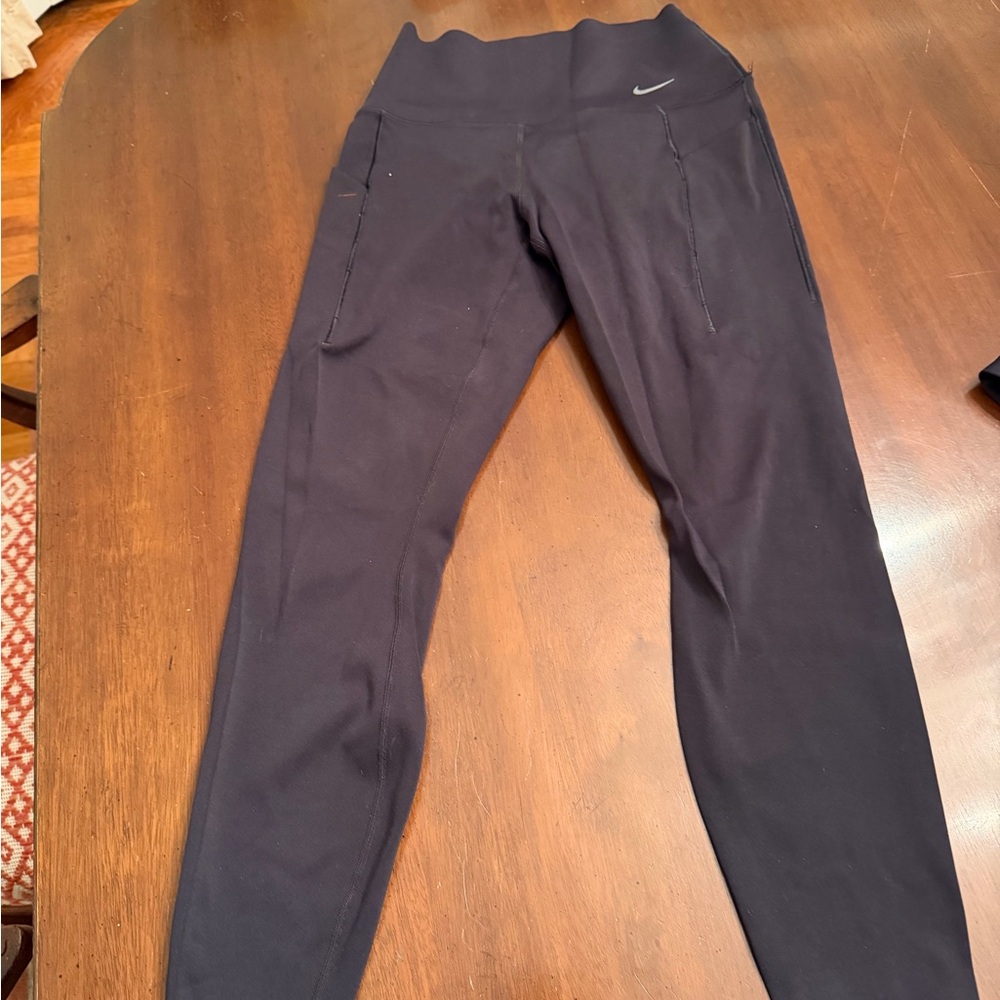 Nike Black Girls' Performance Leggings with Side Pockets